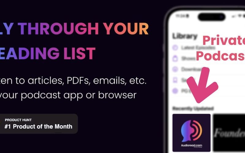 Audioread (formerly Audiblogs) screenshot 3