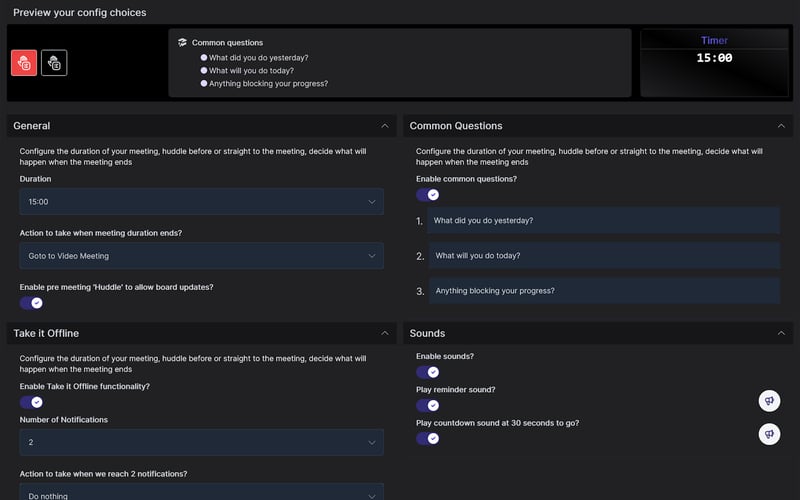 Automated stand-ups by devfair screenshot 2