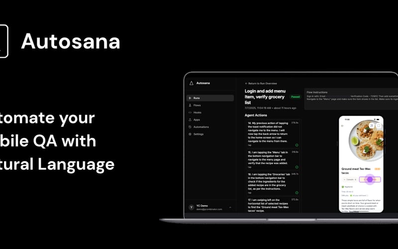 Autosana screenshot 1