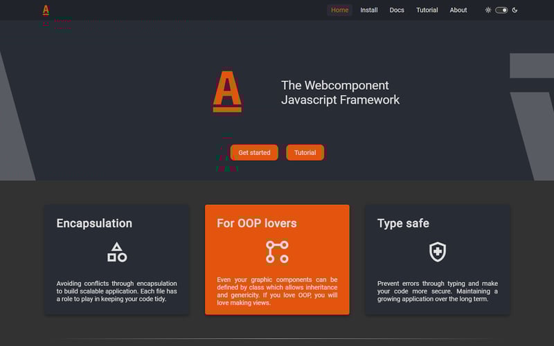 AventusJs screenshot 1