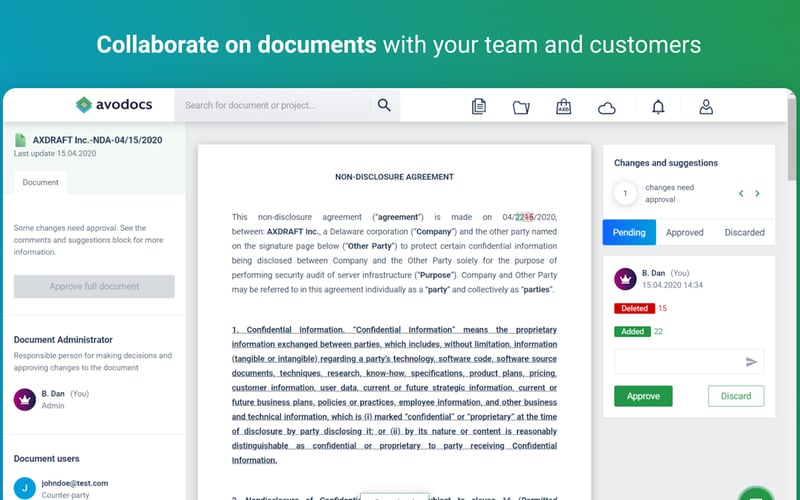 Avodocs screenshot 2