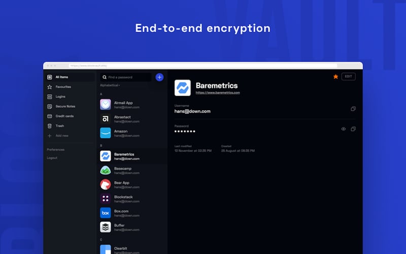 BLOCKVAULT screenshot 2