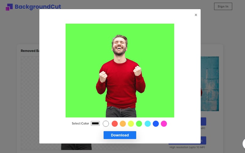 BackgroundCut screenshot 3