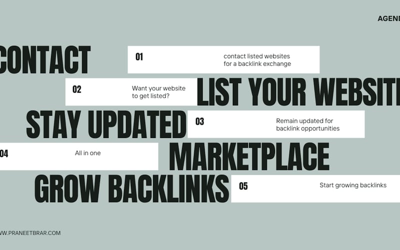Backlink Exchange MarketPlace screenshot 2