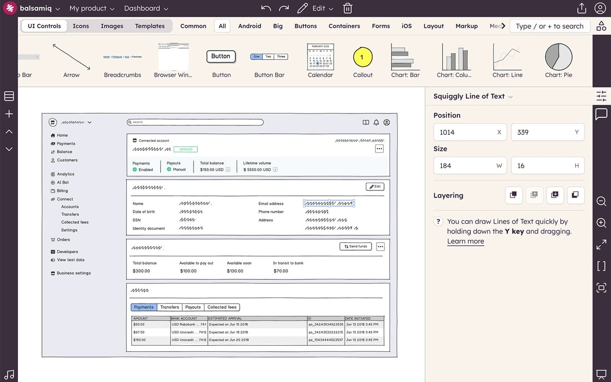 Balsamiq Cloud preview