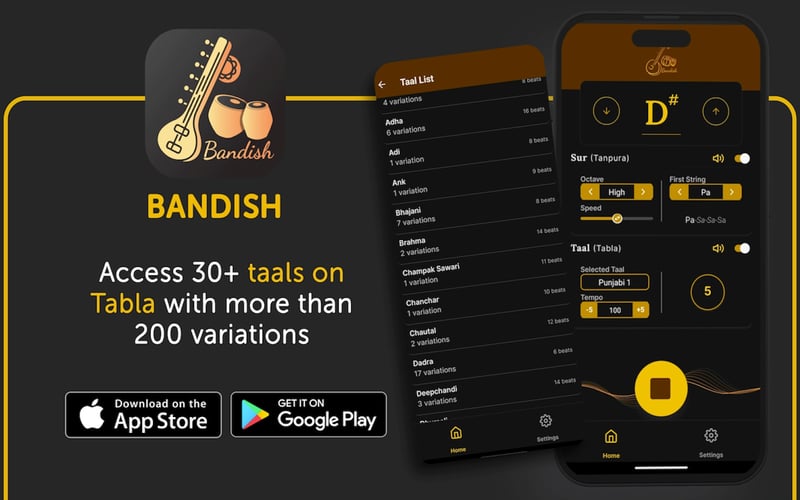 Bandish - The Music Riyaz App screenshot 1