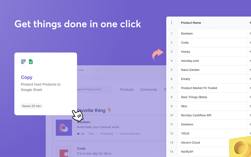 Bardeen screenshot 3