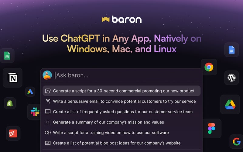 Baron AI screenshot 1