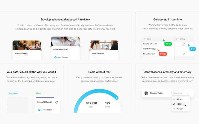 Baserow screenshot 2