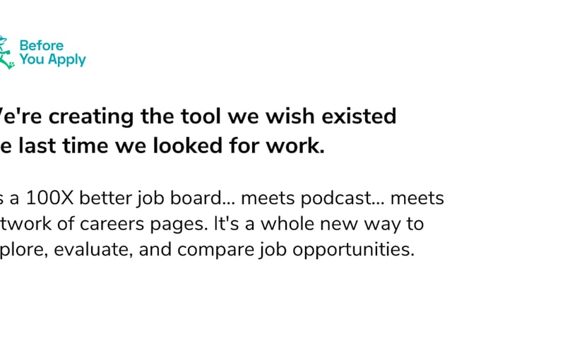 Before You Apply screenshot 1