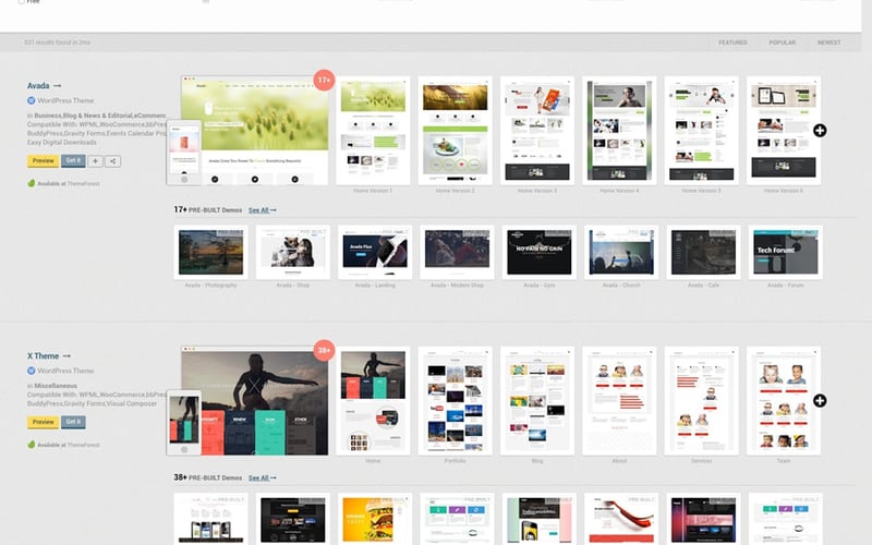 Best Of Themes screenshot 1