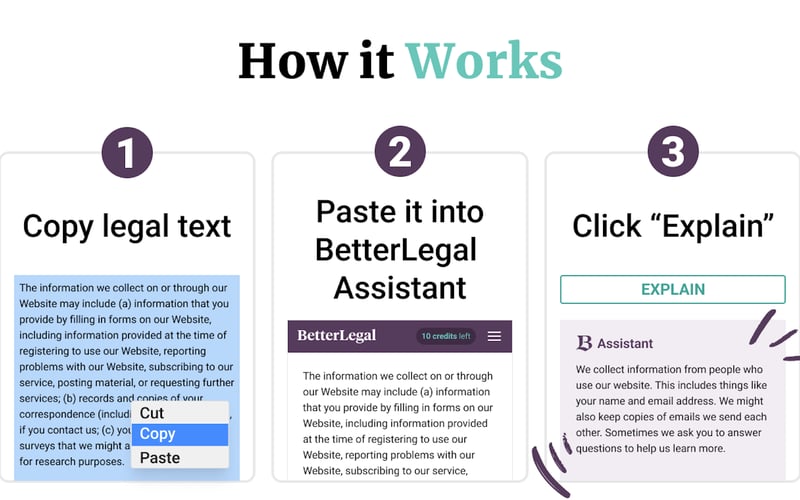 BetterLegal Assistant screenshot 3