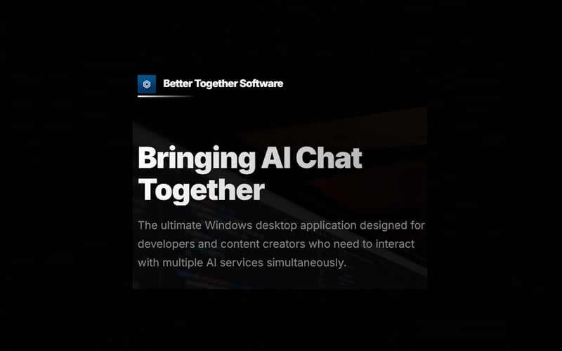 Better Together Software screenshot 1