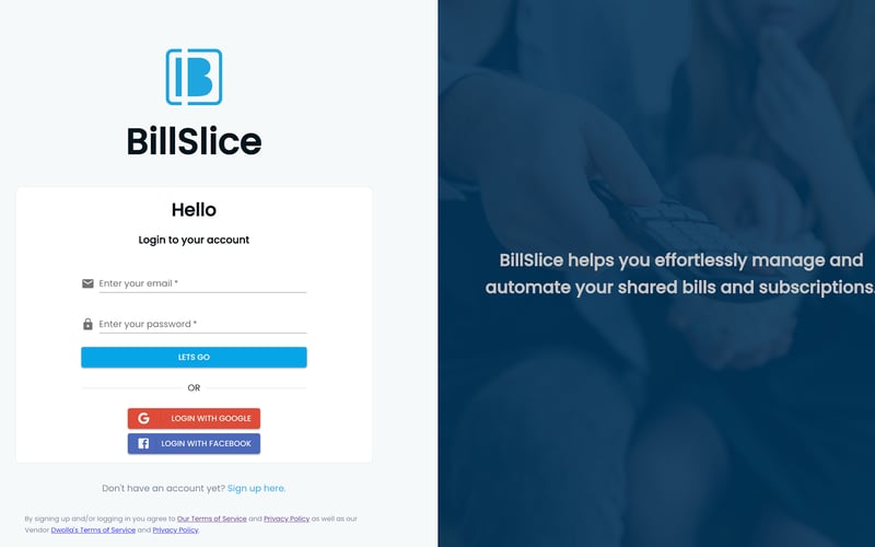 BillSlice screenshot 1