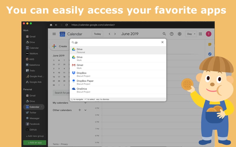 Biscuit screenshot 1