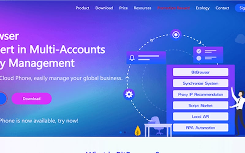 BitBrowser screenshot 1