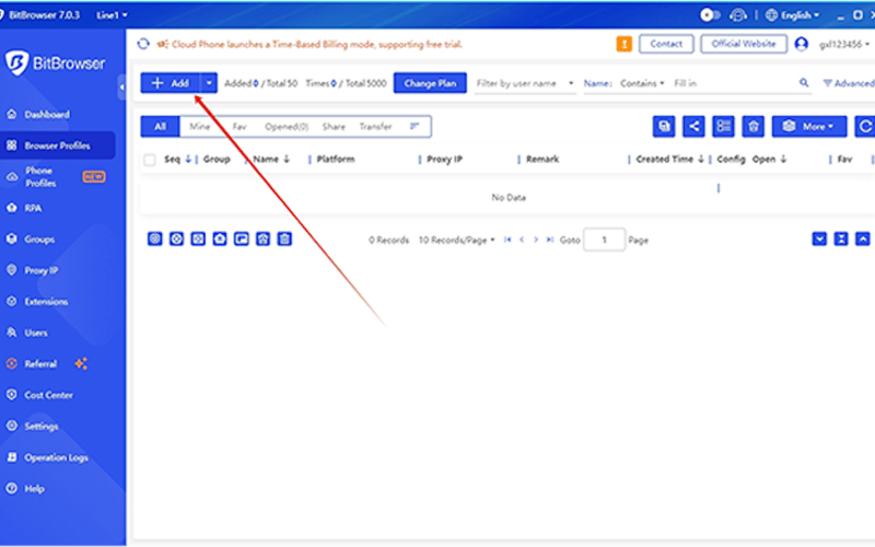 BitBrowser screenshot 2