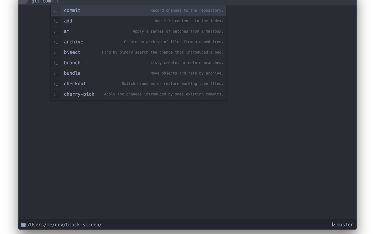 Black Screen preview