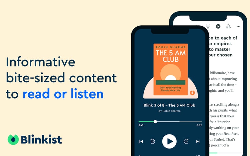 Blinkist screenshot 2