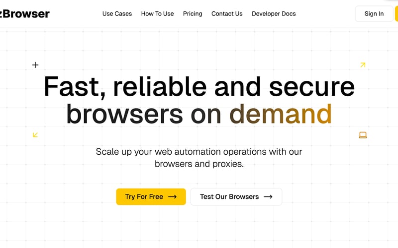 BlitzBrowser screenshot 1