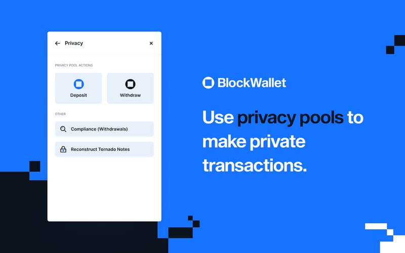 BlockWallet screenshot 2