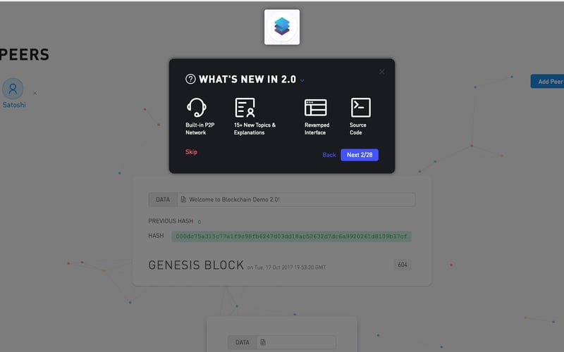 Blockchain Demo screenshot 1