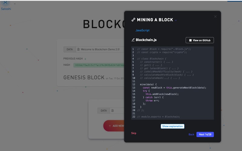 Blockchain Demo screenshot 3