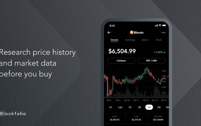 Blockfolio screenshot 1
