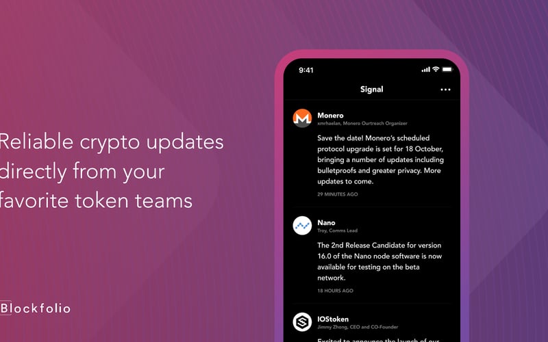 Blockfolio screenshot 3