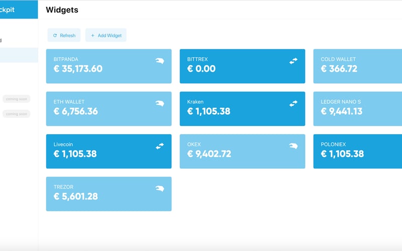Blockpit.io screenshot 2