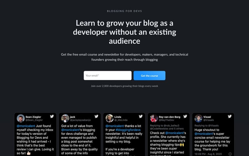 Blogging for Devs screenshot 1