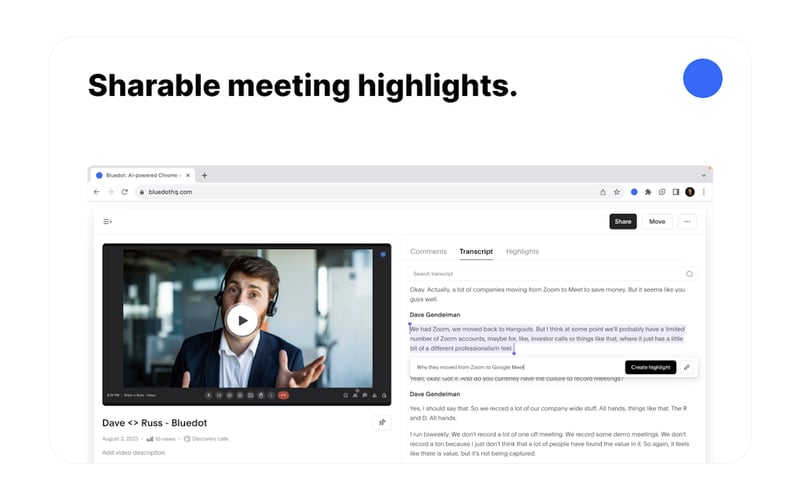 Bluedot screenshot 3