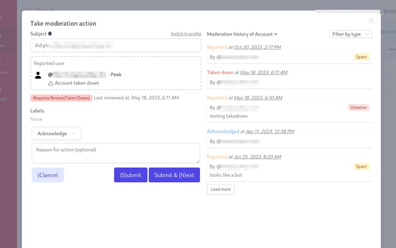 Bluesky screenshot 1