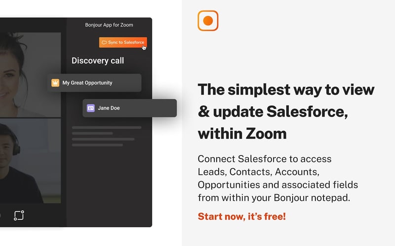 Bonjour App for Zoom screenshot 1