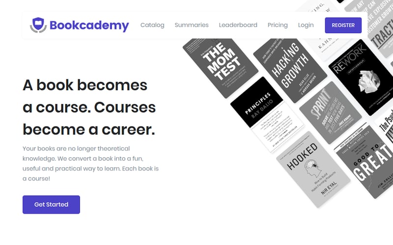 Bookcademy screenshot 1