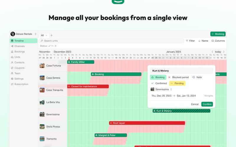 Bookingmood screenshot 1