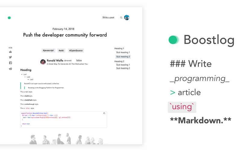Boostlog screenshot 2