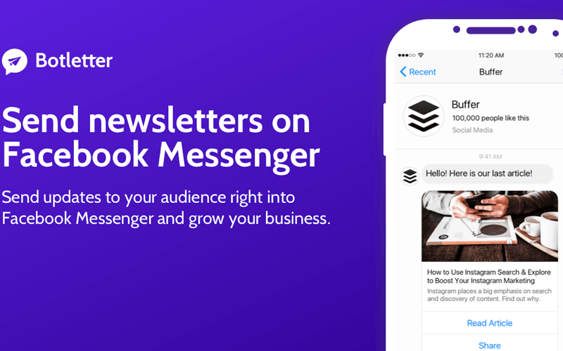 Botletter screenshot 3