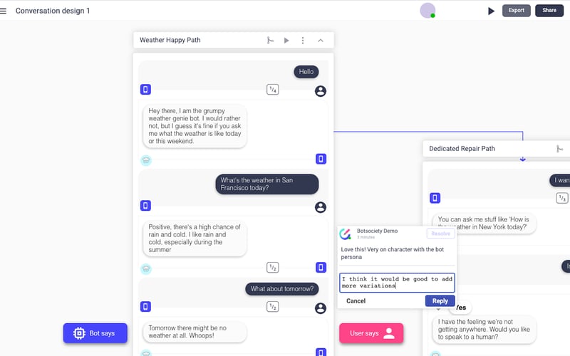 Botsociety screenshot 1