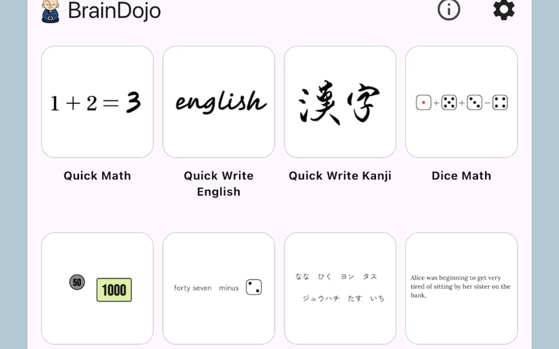 BrainDojo screenshot 1