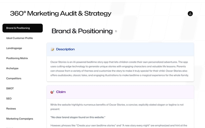 Branding5 - AI Marketing Intelligence screenshot 2