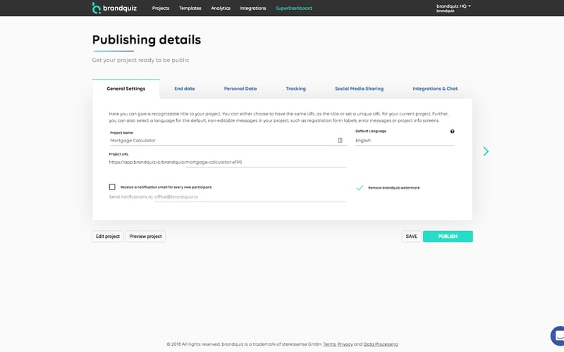 Brandquiz screenshot 2