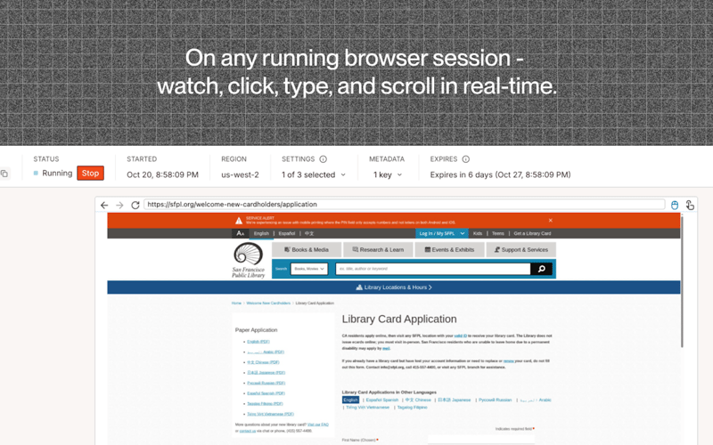 Browserbase screenshot 2