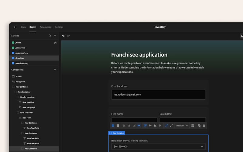 Budibase screenshot 3