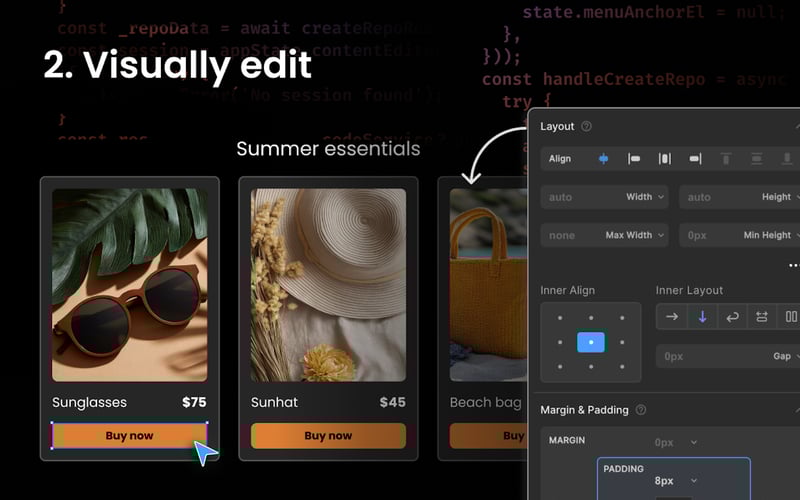 Builder.io screenshot 2