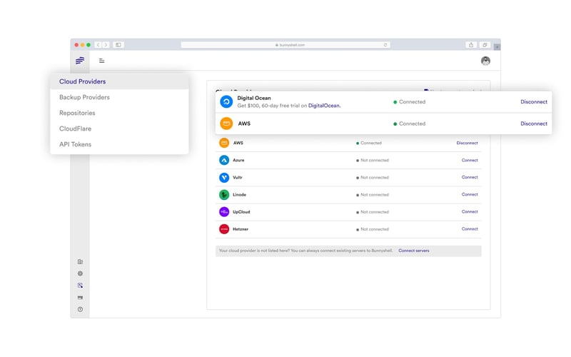 Bunnyshell screenshot 1