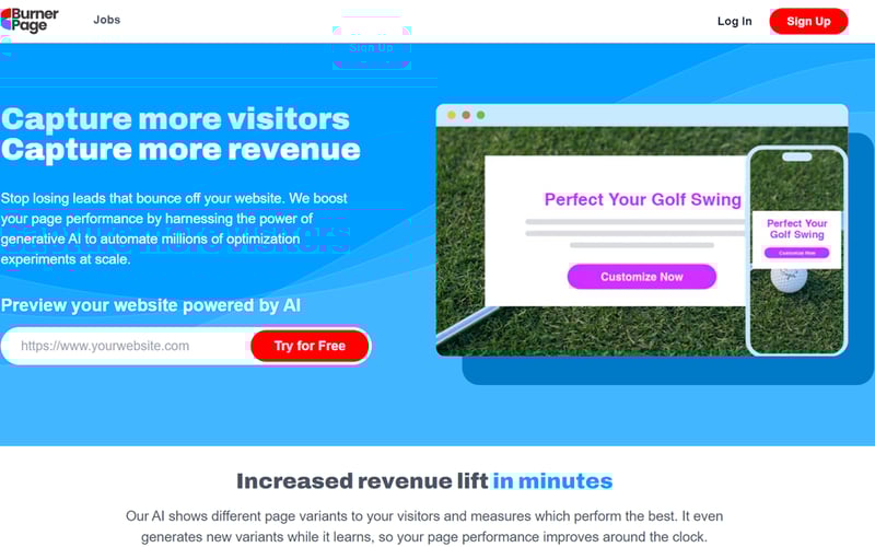 BurnerPage AI screenshot 1