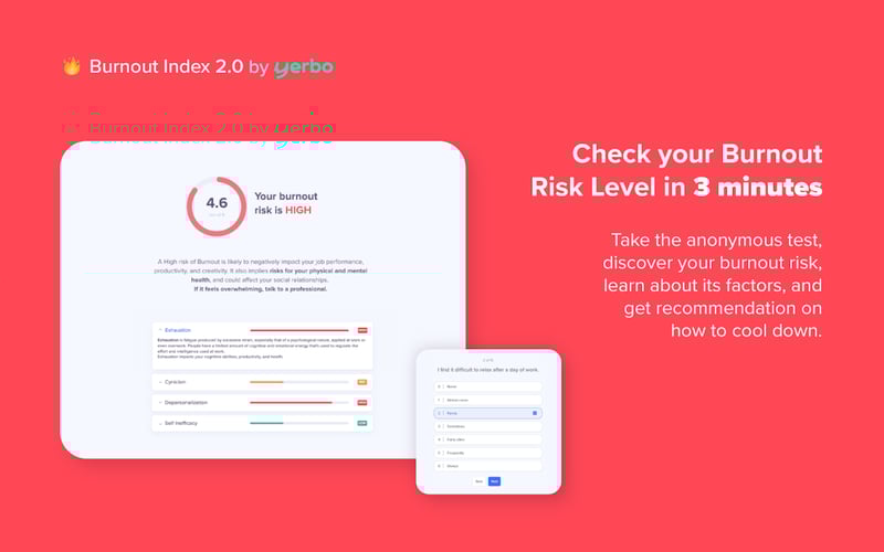 Burnout Index by Yerbo screenshot 2