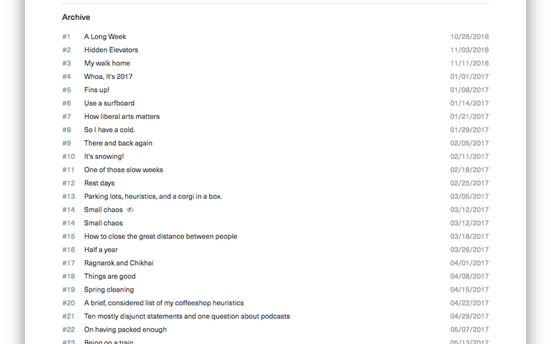 Buttondown screenshot 2