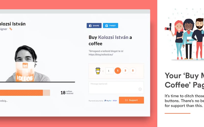 Buy Me a Coffee screenshot 3